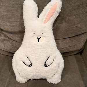 New! Target Bullseye Easter Bunny Shaped Plush Throw Pillow